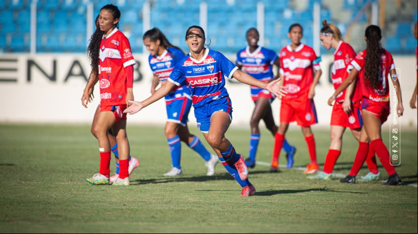 O Fortaleza venceu o Juventude-SE por 4 a 2 pela Copa do Brasil Feminina.  